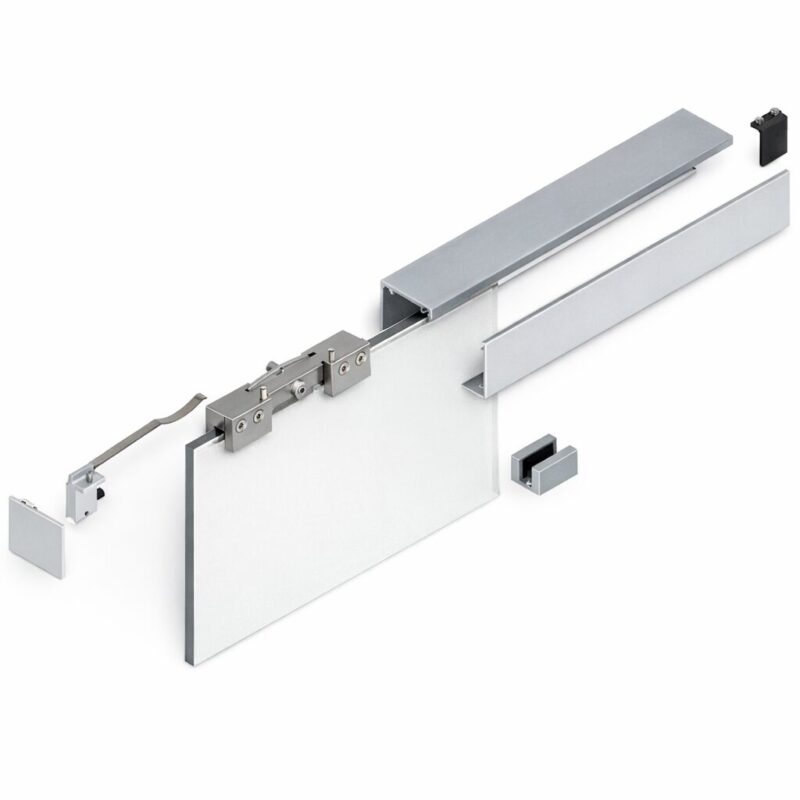 Skjutdörrar 2500mm 80Kg - Naturfärgad